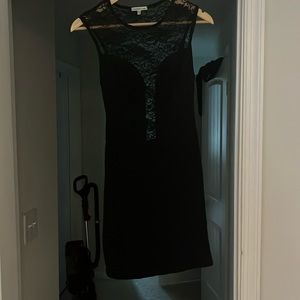 Black lace dress